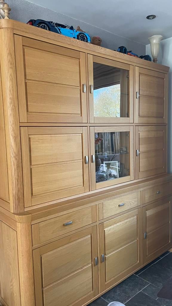 Blank eiken wandmeubel, Ophalen, Gebruikt, 25 tot 50 cm, Eiken