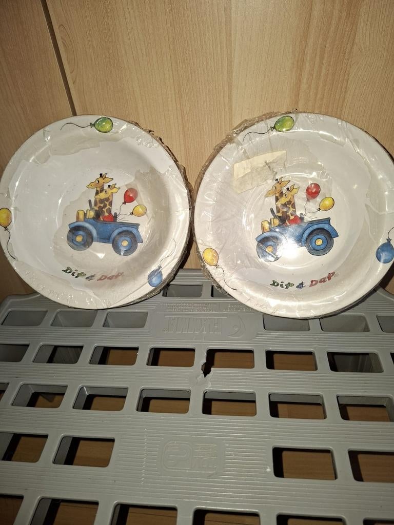 Aardewerk kinderschaaltjes Dip en Dap (per 10 stuks), Ophalen, Nieuw