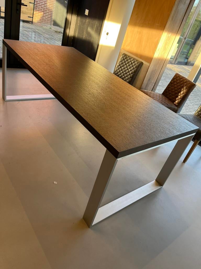 Eettafel 6 persoons, Huis en Inrichting, Ophalen, Zo goed als nieuw, Rechthoekig, 50 tot 100 cm