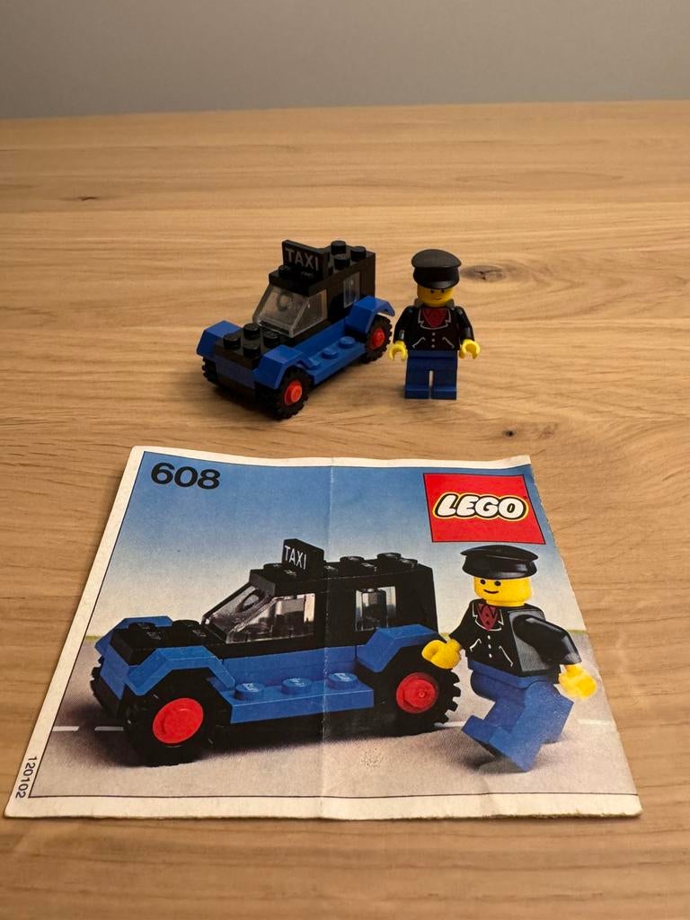 LEGO set 608 Taxi, Lego, Ophalen of Verzenden, Zo goed als nieuw, LEGOLAND