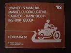 Honda PA50 1982 bromfiets instructie boekje owner's manual, Ophalen of Verzenden, Gebruikt