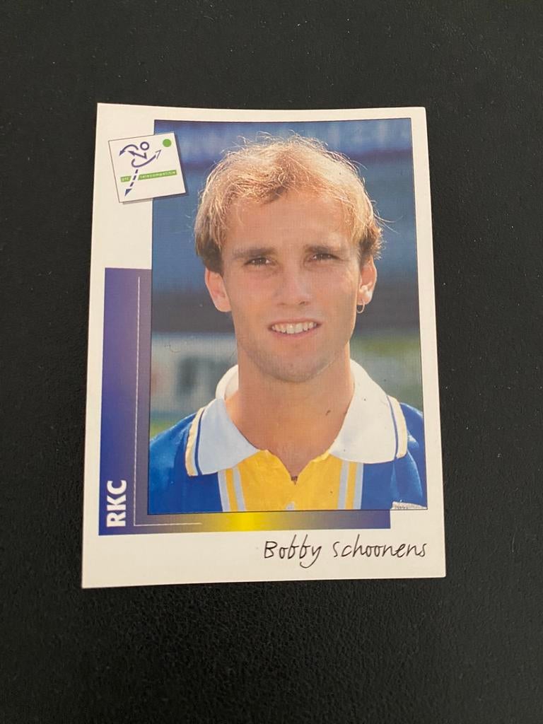 Bobby Schoonens - RKC Waalwijk - Panini Voetbal 96, Verzamelen, Ophalen of Verzenden, Zo goed als nieuw, Overige binnenlandse clubs