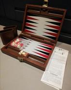 Backgammon deluxe koffer, Een of twee spelers, Ophalen of Verzenden, Zo goed als nieuw