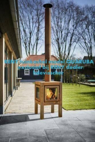 RENY QUARUBA tuinkachel 4X glas 3 maten op voorraad!!, Tuin en Terras, Tuinhaarden, Ophalen of Verzenden, Nieuw