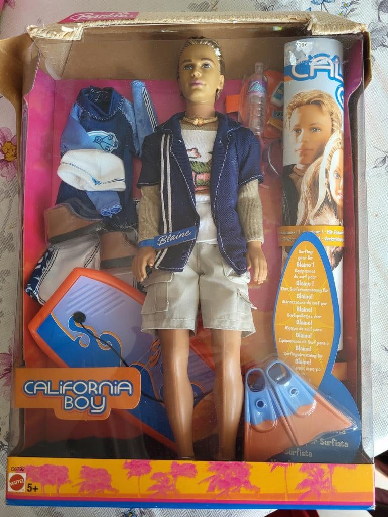 Barbie mattel Ken california boy Indonesië, Ophalen of Verzenden, Nieuw, Fashion Doll