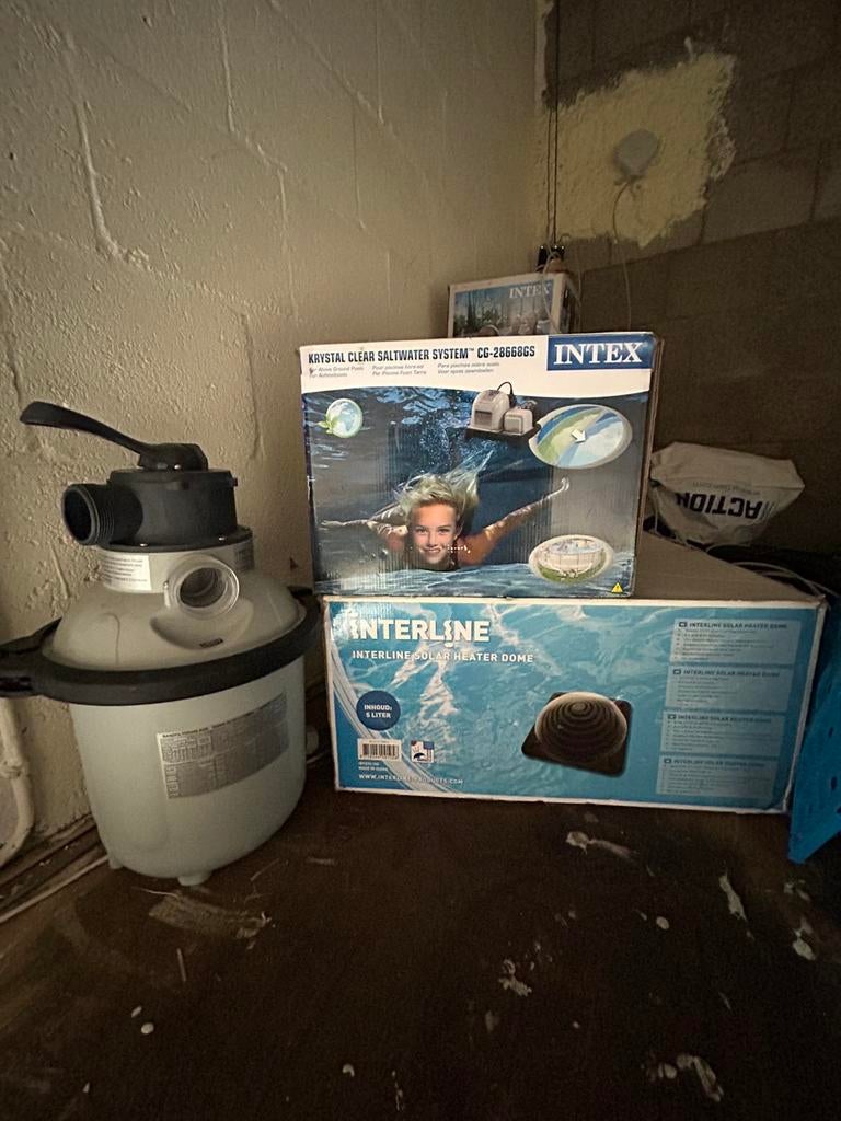 Zwembad set compleet, Ophalen of Verzenden, Zo goed als nieuw