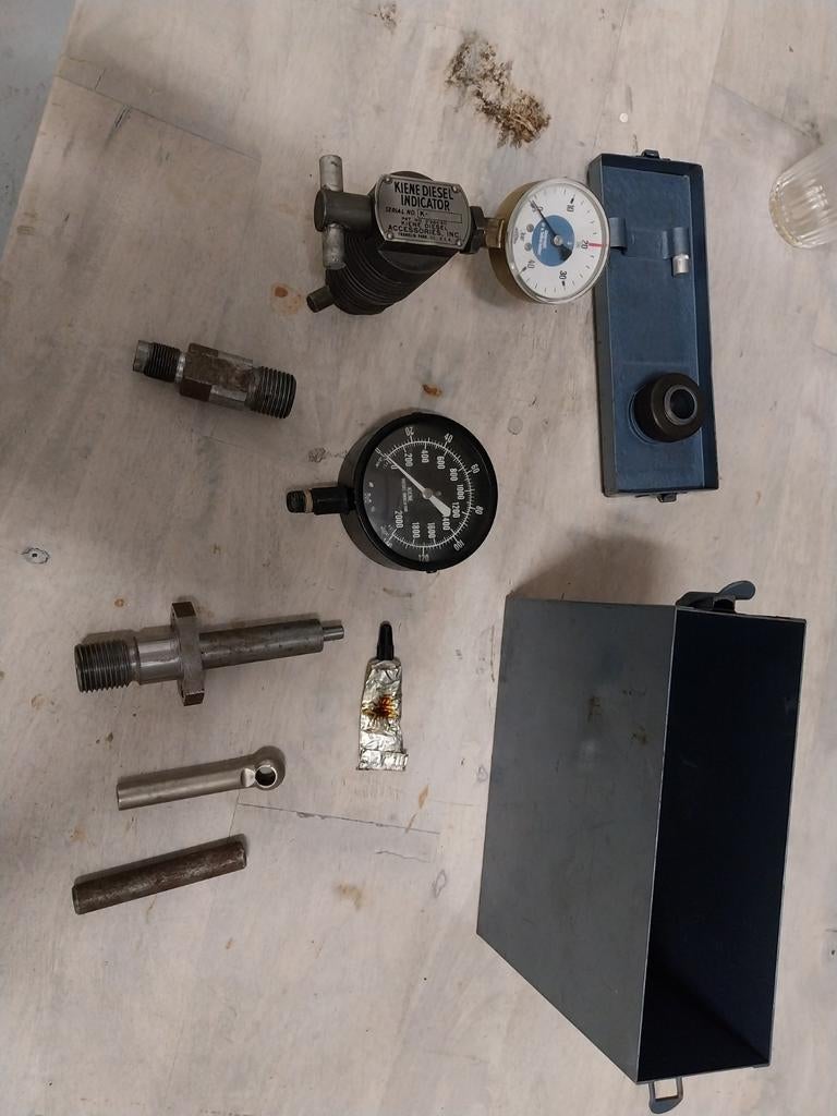 Kiene Diesel Indicator Compressie Tester Set, Ophalen, Gebruikt