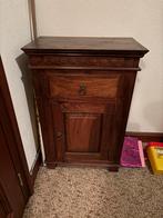 Houten kastje met lade en deurtje, Ophalen, Gebruikt