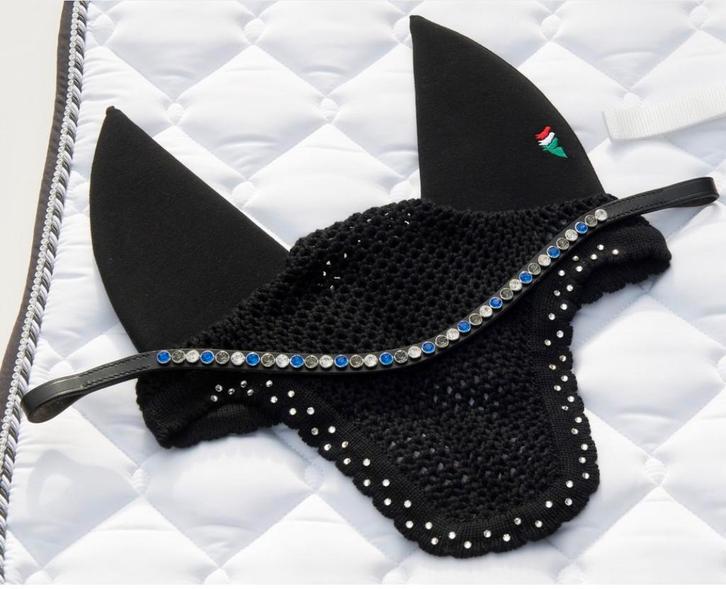 Equiline soundless / soundproof oornetje Swarovski, Dieren en Toebehoren, Paarden en Pony's | Hoofdstellen en Tuigage, Nieuw, Dressuur