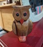 Vintage Houten Uil Beeldje, Ophalen