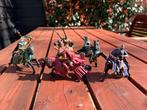 Set van 5 ridders op paarden ravelijn Efteling, Ophalen, Gebruikt