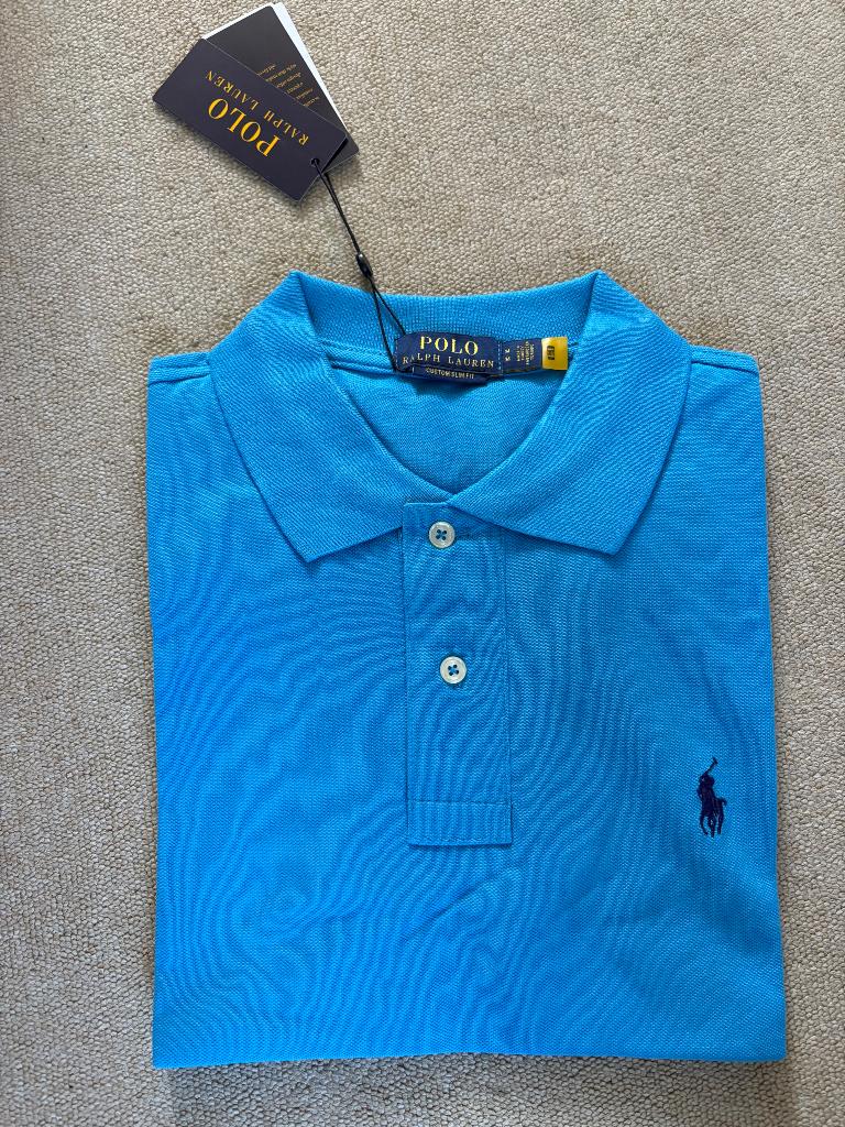 Ralph Lauren polo blauw, Kleding | Heren, Polo's, Ralph Lauren, Nieuw, Ophalen of Verzenden, Maat 48/50 (M)