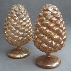 Om 1900 Armeluis Zilver Glas Zilverglas Glazen Dennenappels, Ophalen of Verzenden