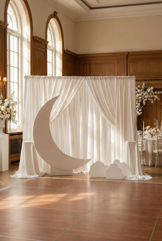 Backdrop te huur sfeervolle doeken voor feesten & bruiloften, Hobby en Vrije tijd, Feestartikelen | Verhuur, Ophalen, Nieuw, Overige