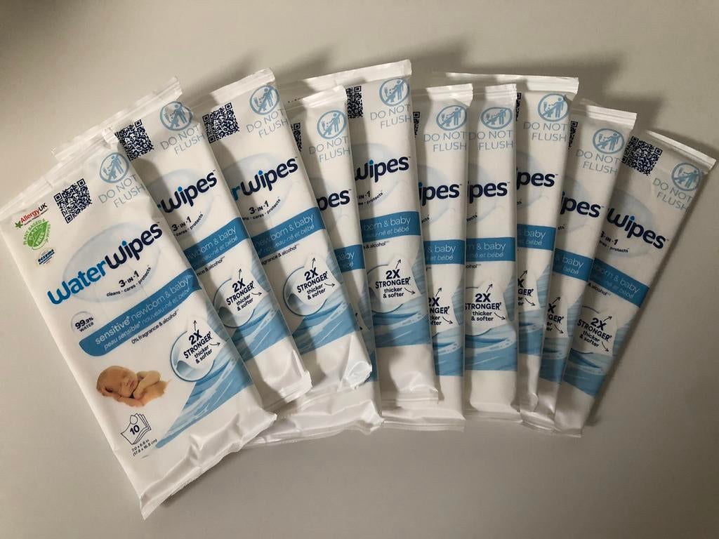 Waterwipes billendoekjes, Kinderen en Baby's, Badjes en Verzorging, Ophalen of Verzenden, Zo goed als nieuw, Overige typen