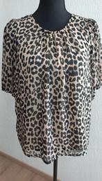 Damesblouse met dierenprint, Kleding | Dames, Maat 38/40 (M), Beige, Object, Ophalen of Verzenden