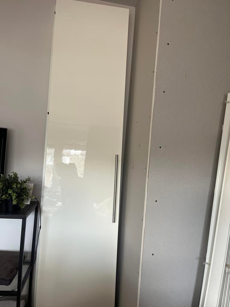 2x IKEA PAX kastdeur wit hoogglans, Ophalen, Overige materialen, Gebruikt, 200 cm of meer