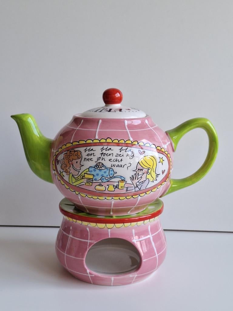 Blond Amsterdam theepot met theelicht Bla Bla, Ophalen, Blond Amsterdam, Overige typen, Zo goed als nieuw