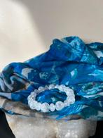 Bergkristal fire and ice iriskwarts hoge trilling zuivert, Ophalen of Verzenden, Nieuw, Wit, Met bedels of kralen