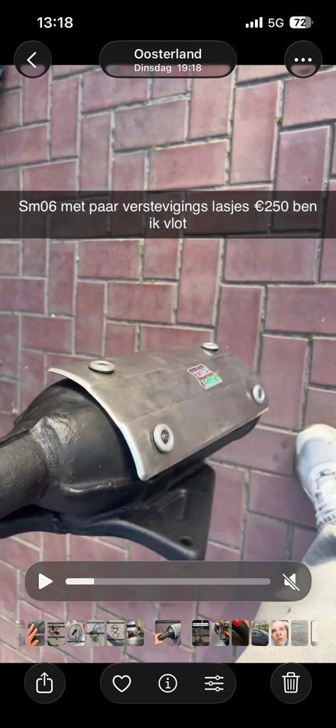 Sm06 uitlaat, Ophalen of Verzenden, Zo goed als nieuw, Uitlaat, Piaggio