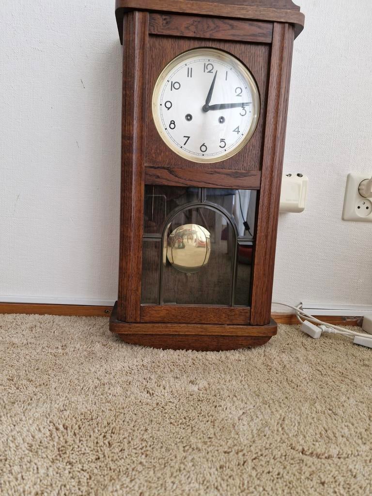 Wandklok uit grootmoeders tijd. Op te halen in Voorburg., Antiek en Kunst, Ophalen