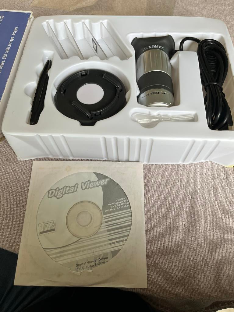 Luxon optische digitale microscoop 26x-130x, Ophalen, Zo goed als nieuw, Minder dan 400x, Biologische microscoop