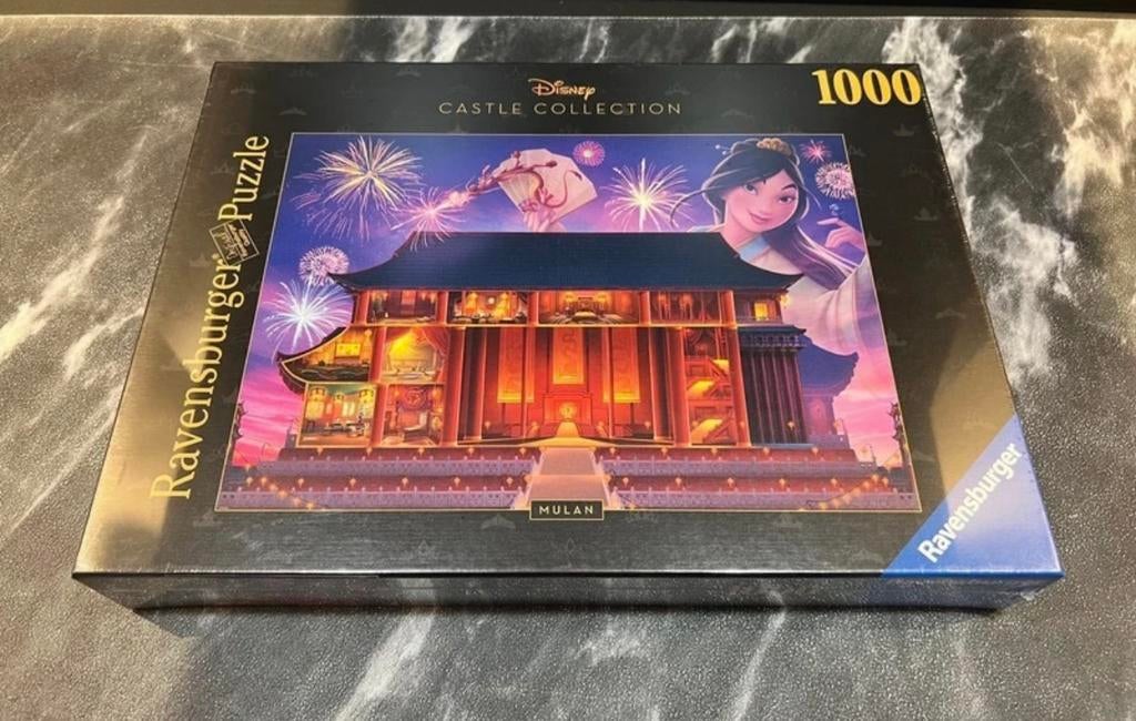 Ravensburger Disney Castle Serie puzzel 1000 stukjes mulan, Ophalen of Verzenden, 500 t/m 1500 stukjes, Zo goed als nieuw