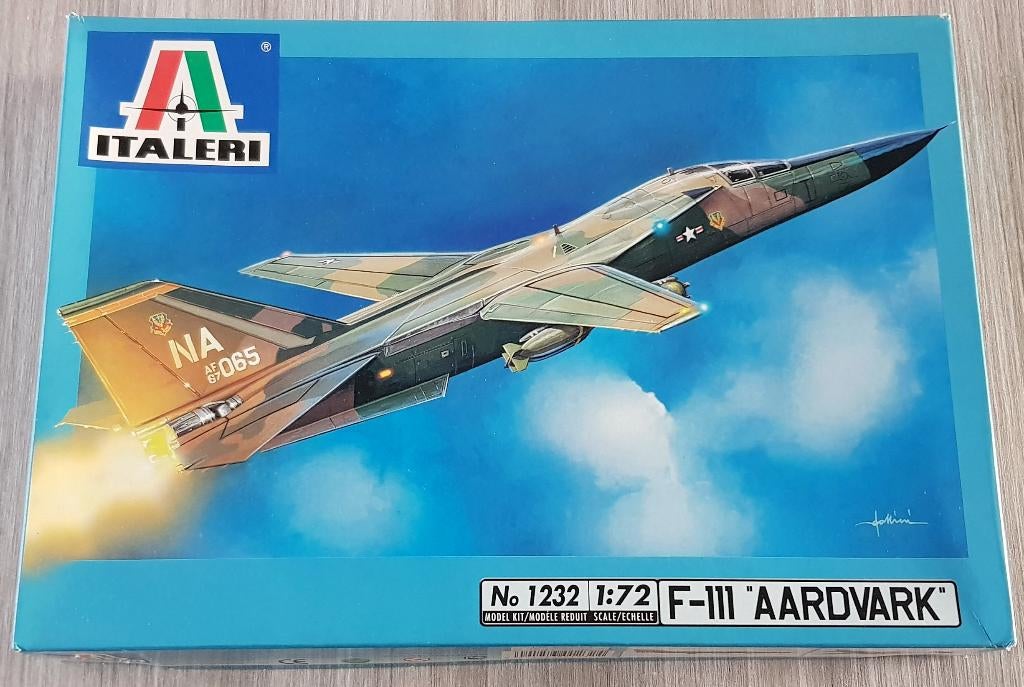 F-111 Aardvark, Italeri 1:72, 1:72 tot 1:144, Italeri, Nieuw, Ophalen of Verzenden