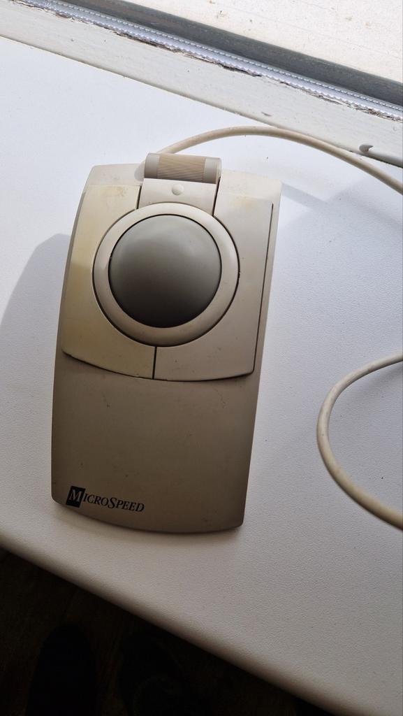 Oude MicroSpeed trackball muis, Computers en Software, Ophalen of Verzenden