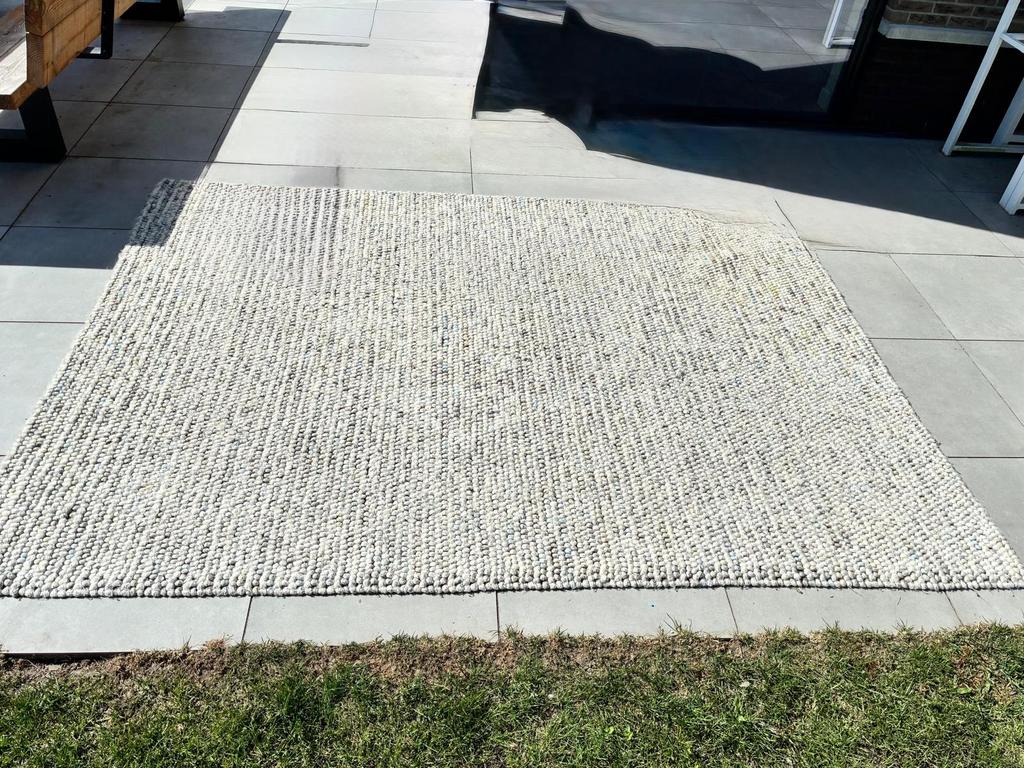 Vloerkleer 90% wol 200x280, Ophalen, Zo goed als nieuw, Rechthoekig, 50 tot 100 cm