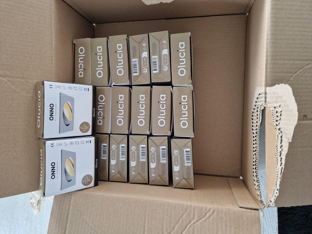 inbouwspots , metaal , wit , 20 stuks één koop, Ophalen, Nieuw