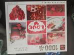 King Puzzel 1000 stukjes - Lovely Red Hearts, Ophalen of Verzenden, 500 t/m 1500 stukjes, Nieuw, Legpuzzel