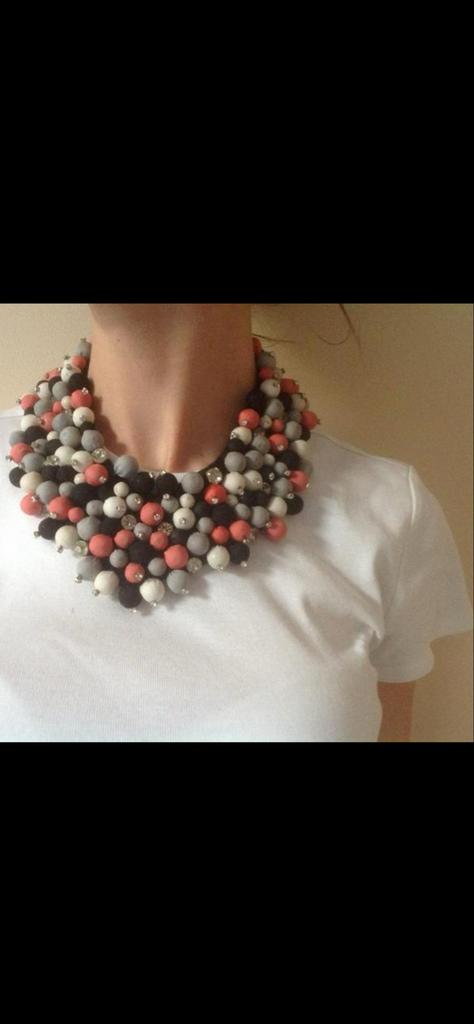 Unieke handgemaakte ketting/ kraag, Overige materialen, Verstelbaar, Overige kleuren, Nieuw