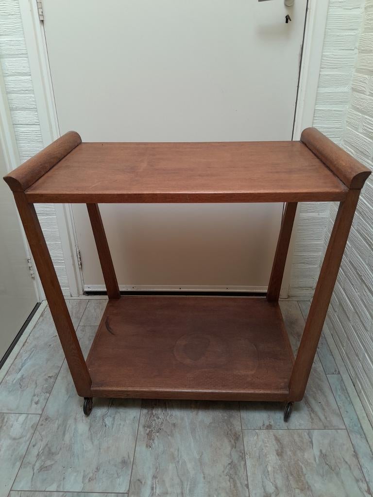 Oude Thee trolly. Serveerwagen, Ophalen, Rechthoekig, Minder dan 55 cm, 60 cm of meer