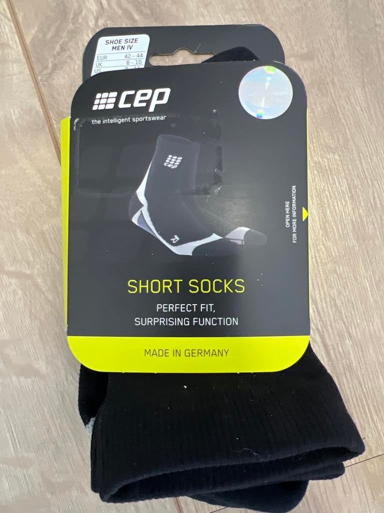 CEP Short Socks Heren - Maat 42-44 - Nieuw, Ophalen of Verzenden, Nieuw, Maat 43 t/m 46, Zwart