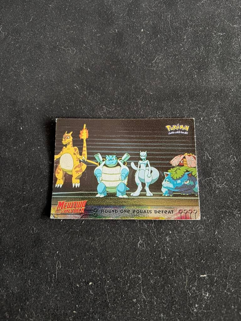 Mewtwo Strikes back Topps Nr 26 Holo - Pokemon kaart 'topps', Ophalen, Zo goed als nieuw