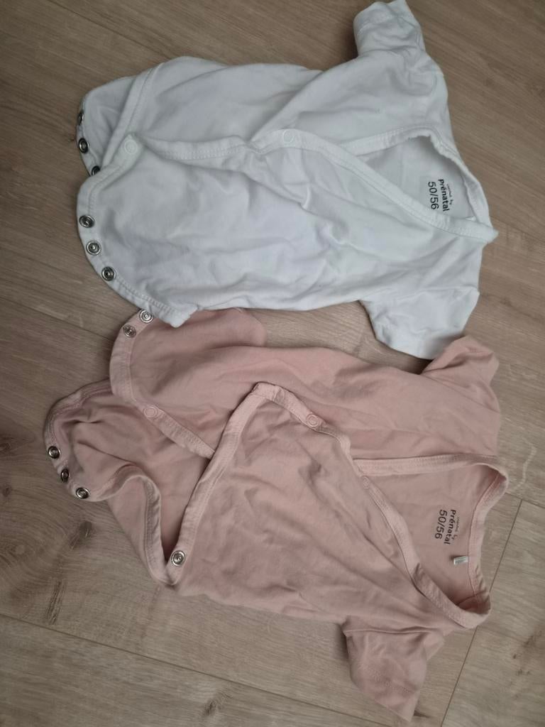 2 prenatal overslagrompers 50-56, Ophalen, Zo goed als nieuw, Maat 50