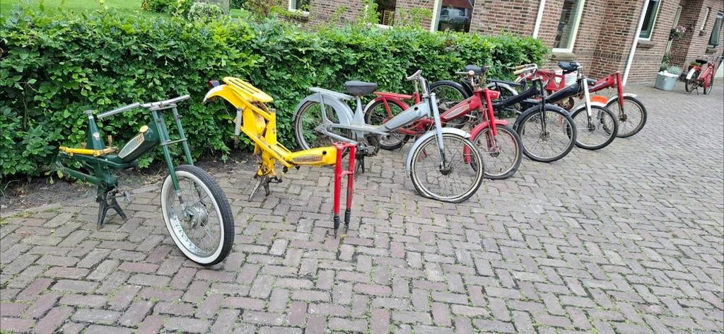 Partij brommers opknappers onderdelen, Fietsen en Brommers, Ophalen, Gebruikt