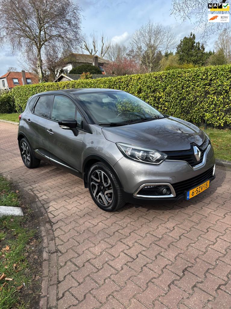 Renault Captur 1.2 TCe Dynamique NAP NWE KETTING + APK!, Euro 5, Zwart, 4 cilinders, Origineel Nederlands