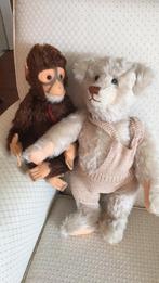 Leuke setje Beer en Aap, Verzamelen, Poppen, Ophalen of Verzenden, Zo goed als nieuw, Pop