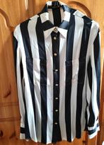 BALMAIN x H&M BLOUSE MAAT L, H&M, Blauw, Maat 42/44 (L), Ophalen of Verzenden