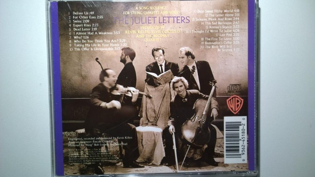 Elvis Costello And The Brodsky Quartet - The Juliet Letters, Ophalen of Verzenden, 1980 - 1989, Zo goed als nieuw