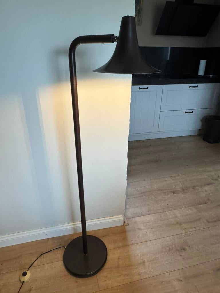 Vintage Hala vloerlamp type : Heksenhoed, Huis en Inrichting, Lampen | Vloerlampen, Ophalen, Gebruikt, 100 tot 150 cm, Metaal