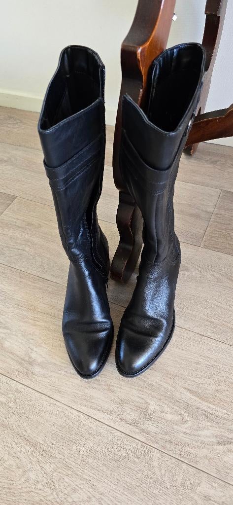 Leren laarzen, maat 40, Georgia Rose, Kleding | Dames, Hoge laarzen, Zwart, Ophalen of Verzenden, Zo goed als nieuw