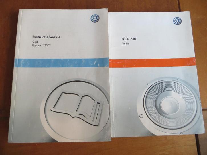 Instructieboek Volkswagen Golf 11-2009 + Audio RDC310, Auto diversen, Handleidingen en Instructieboekjes, Ophalen of Verzenden