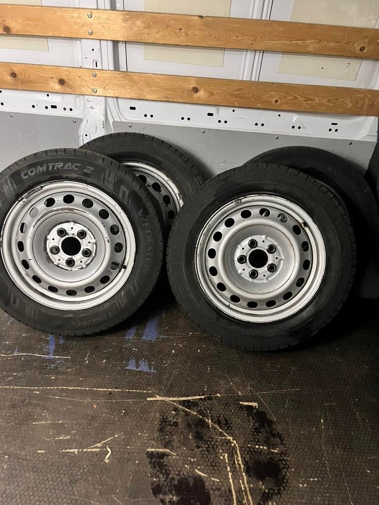 Set stalen Vito velgen met verzwaarde banden, Ophalen