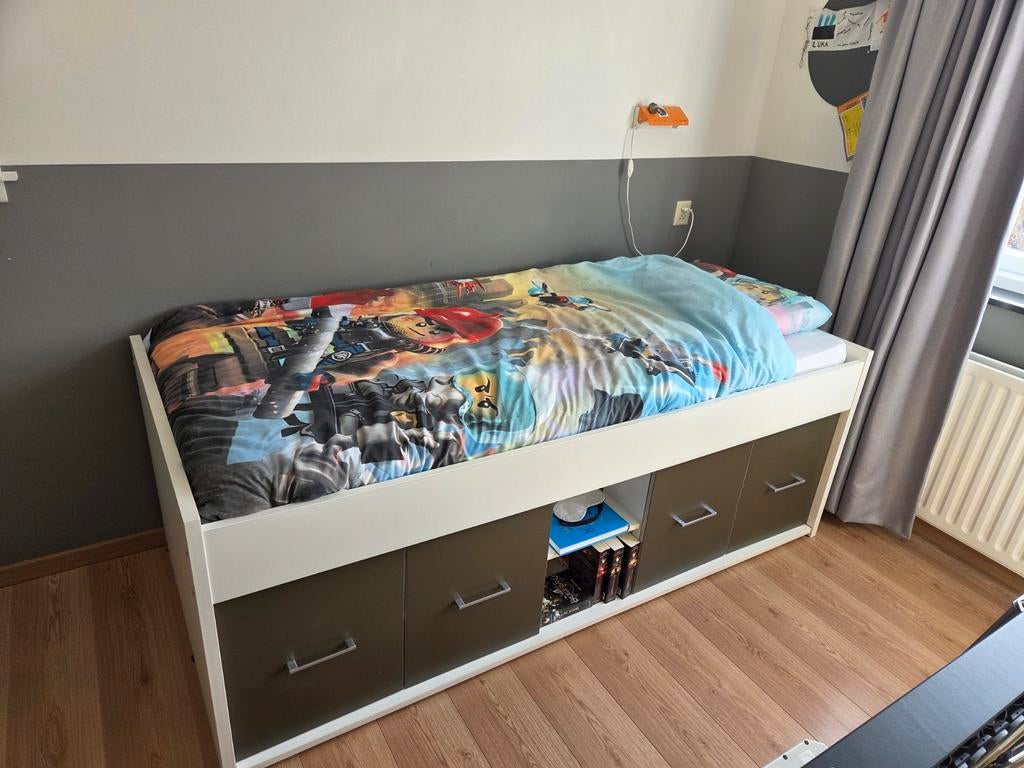 Bed, Ophalen, Gebruikt, 180 cm of meer, 70 tot 85 cm