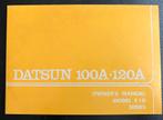 Instructie boekje voor Datsun Cherry 100A en 120A uit 1975, Ophalen of Verzenden