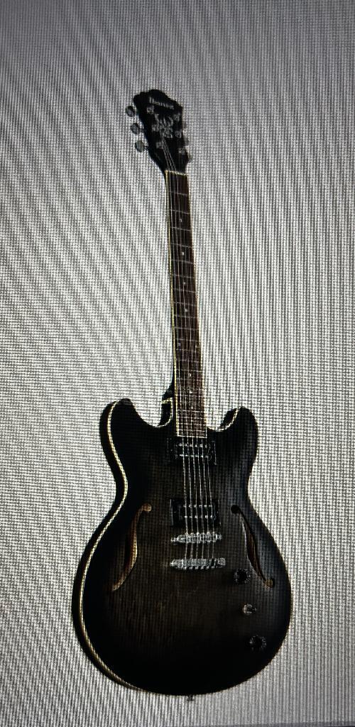Ibanez Artcore A553-TKF Transparant Black., Muziek en Instrumenten, Snaarinstrumenten | Gitaren | Elektrisch, Nieuw, Hollow body
