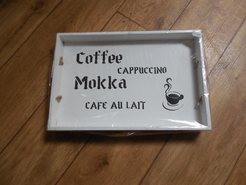 Dienbladen met tekst, Ophalen of Verzenden, Nieuw, Rechthoekig, Hout